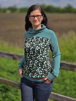 Preview: 1,75 m Sweatshirt Stoff Cosy Eukalyptus by Swafing